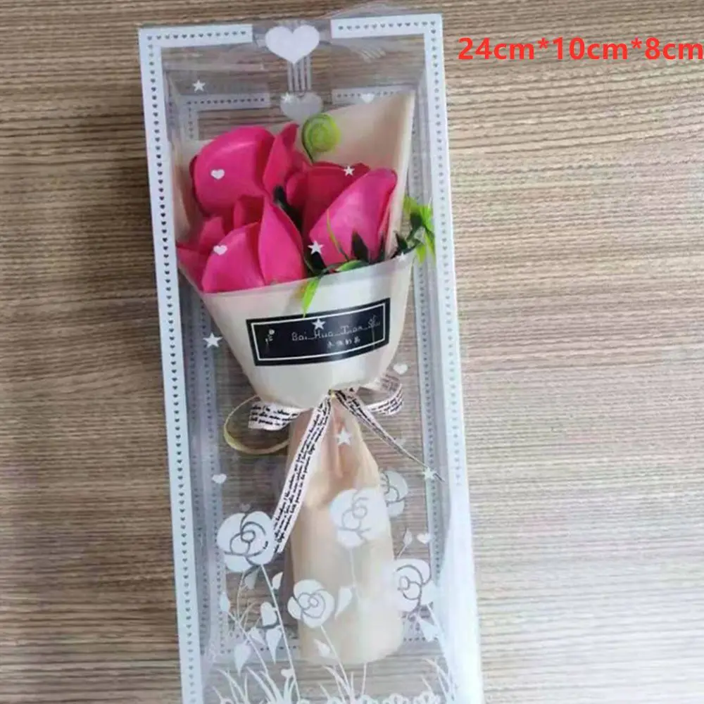 3 Heads Artificial Rose Bouquet Hand Holding Soap Flower Valentine's Day Gift Wedding Decoration Artificial Flowers 3 Heads Artificial Rose Bouquet Hand Holding Soap Flower Valentine's Day Gift Wedding Decoration Artificial Flowers