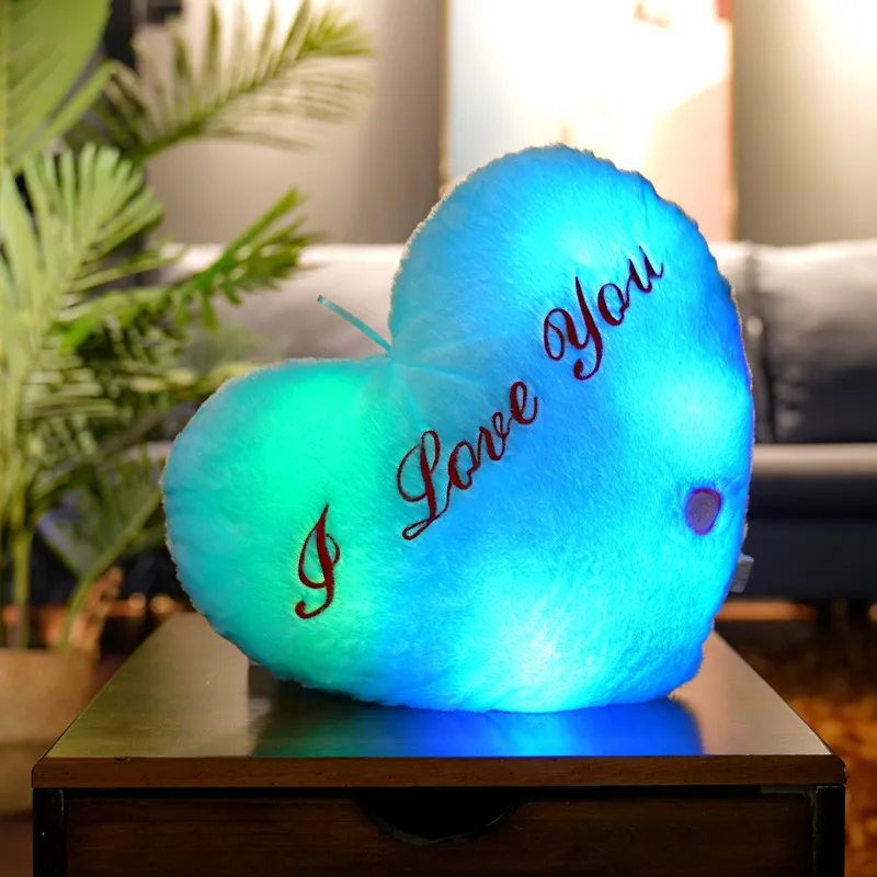 34CM Creative Toy Luminous Pillow Soft Stuffed Plush Glowing Colorful Stars Cushion Led Light Toys Gift For Kids Children Girls 34CM Creative Toy Luminous Pillow Soft Stuffed Plush Glowing Colorful Stars Cushion Led Light Toys Gift For Kids Children Girls