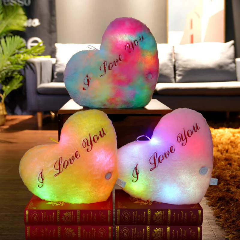 34CM Creative Toy Luminous Pillow Soft Stuffed Plush Glowing Colorful Stars Cushion Led Light Toys Gift For Kids Children Girls 34CM Creative Toy Luminous Pillow Soft Stuffed Plush Glowing Colorful Stars Cushion Led Light Toys Gift For Kids Children Girls