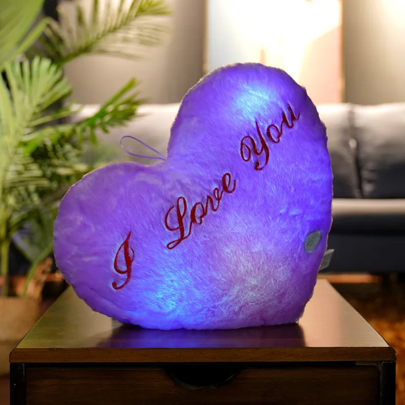 34CM Creative Toy Luminous Pillow Soft Stuffed Plush Glowing Colorful Stars Cushion Led Light Toys Gift For Kids Children Girls 34CM Creative Toy Luminous Pillow Soft Stuffed Plush Glowing Colorful Stars Cushion Led Light Toys Gift For Kids Children Girls