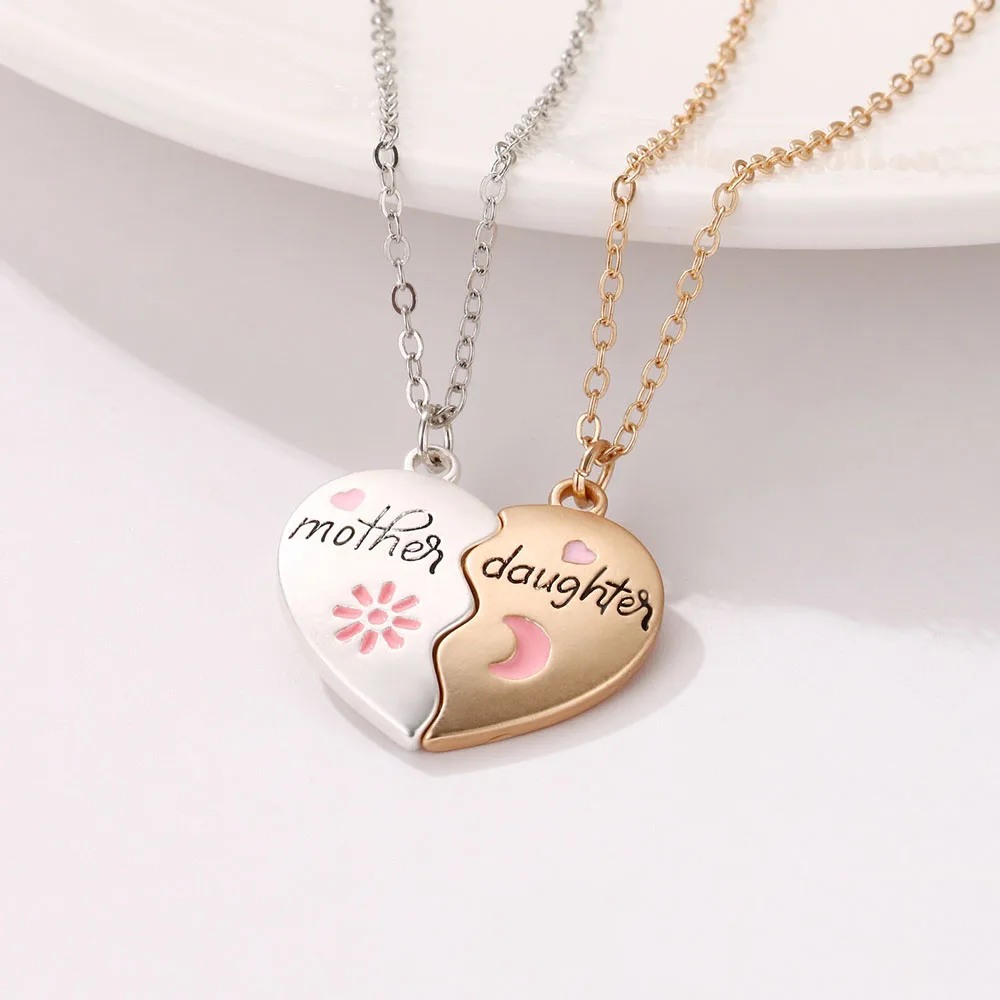 Luoluo&baby 2Pcs/set Mother and Daughter Parent Child Magnet Necklace for Children Birthday Party Gifts Jewelry Set Luoluo&baby 2Pcs/set Mother and Daughter Parent Child Magnet Necklace for Children Birthday Party Gifts Jewelry Set