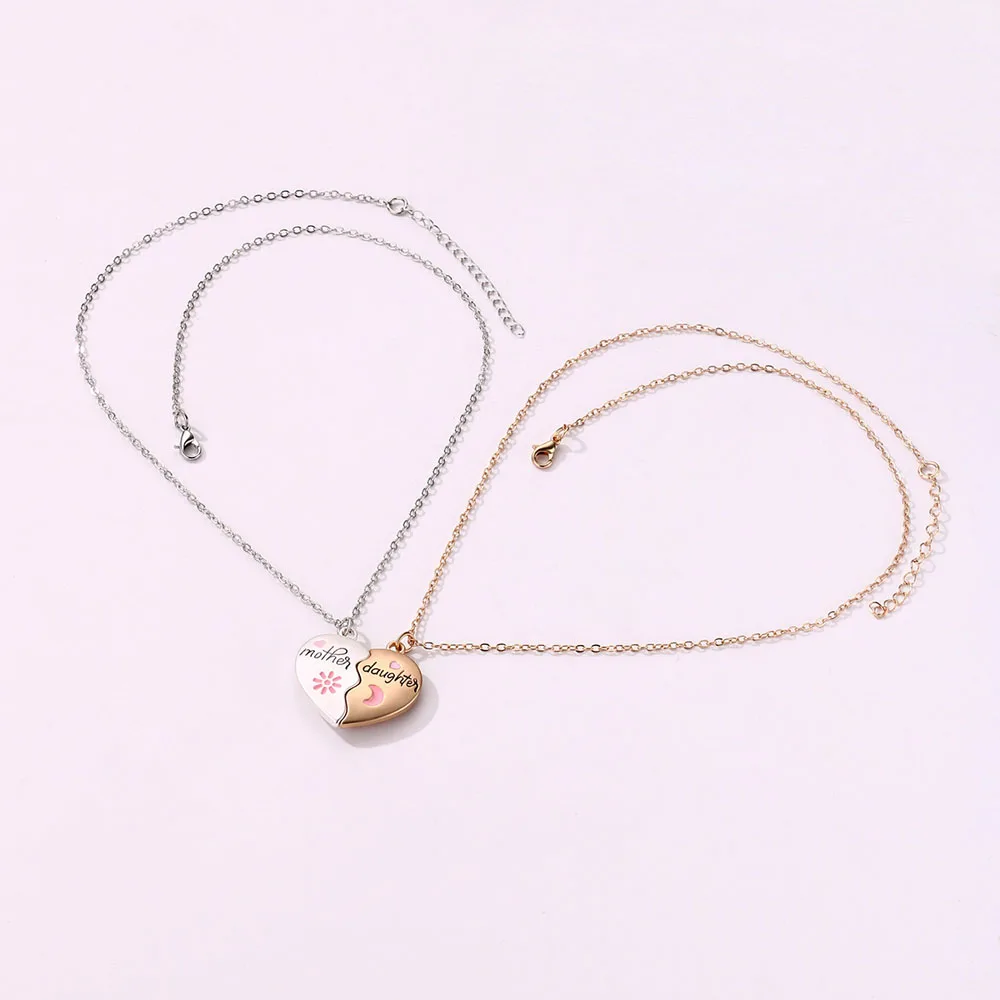 Luoluo&baby 2Pcs/set Mother and Daughter Parent Child Magnet Necklace for Children Birthday Party Gifts Jewelry Set Luoluo&baby 2Pcs/set Mother and Daughter Parent Child Magnet Necklace for Children Birthday Party Gifts Jewelry Set