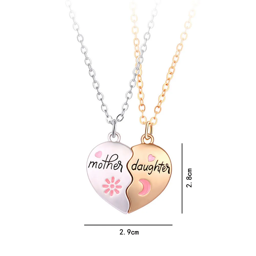 Luoluo&baby 2Pcs/set Mother and Daughter Parent Child Magnet Necklace for Children Birthday Party Gifts Jewelry Set Luoluo&baby 2Pcs/set Mother and Daughter Parent Child Magnet Necklace for Children Birthday Party Gifts Jewelry Set